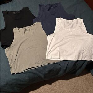 Pact Cool Stretch Crop Tank Tops